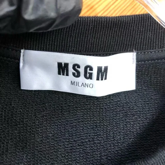 Black and Multicolor Ruffle Sweatshirt - Picture 8 of 11